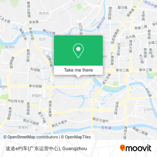 途途e约车(广东运营中心) map