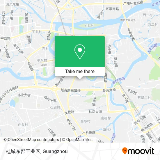 桂城东部工业区 map