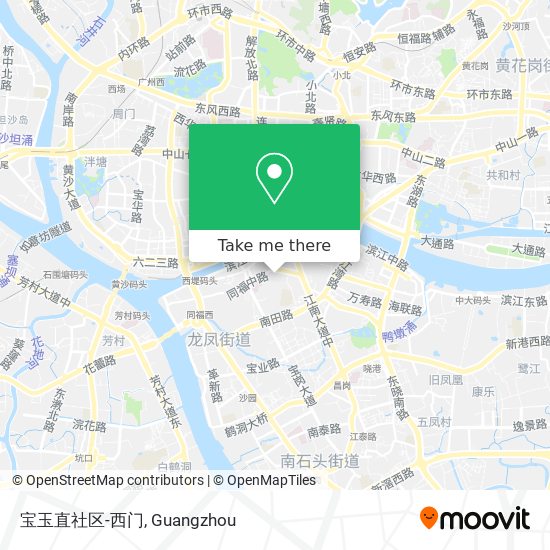 宝玉直社区-西门 map