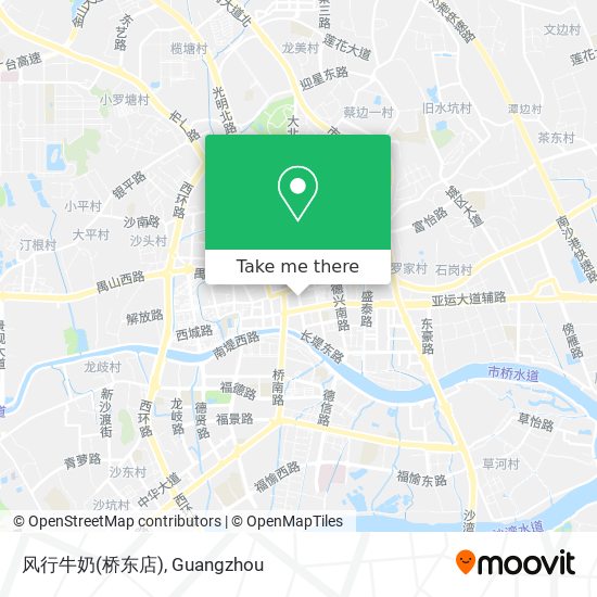 风行牛奶(桥东店) map
