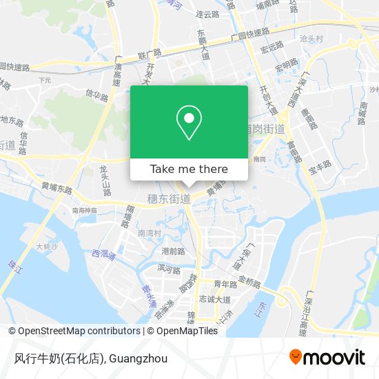 风行牛奶(石化店) map