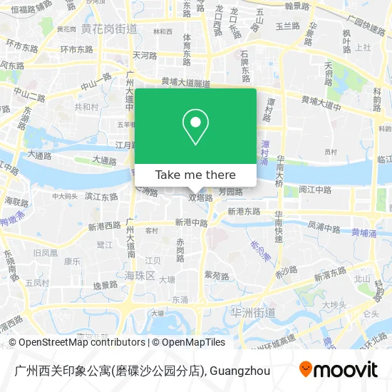 广州西关印象公寓(磨碟沙公园分店) map