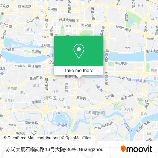 赤岗大厦石榴岗路13号大院-36栋 map