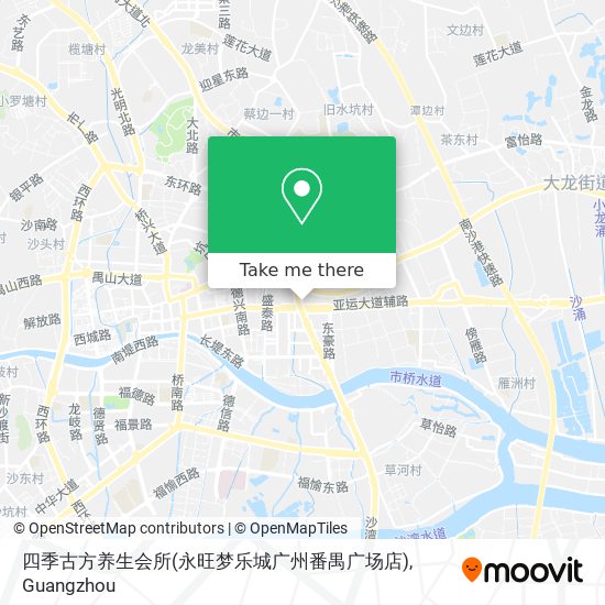 四季古方养生会所(永旺梦乐城广州番禺广场店) map