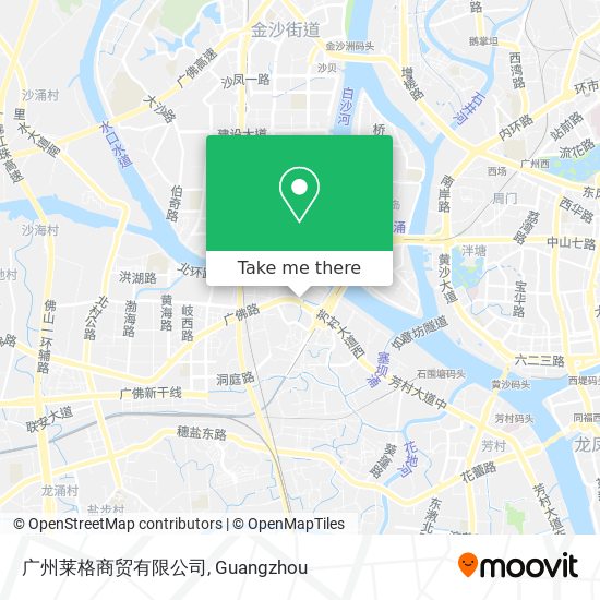 广州莱格商贸有限公司 map