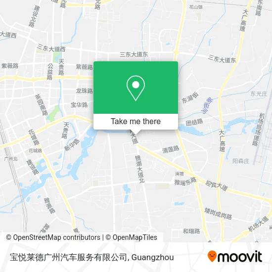 宝悦莱德广州汽车服务有限公司 map