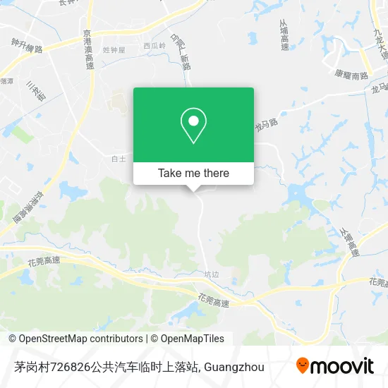 茅岗村726826公共汽车临时上落站 map