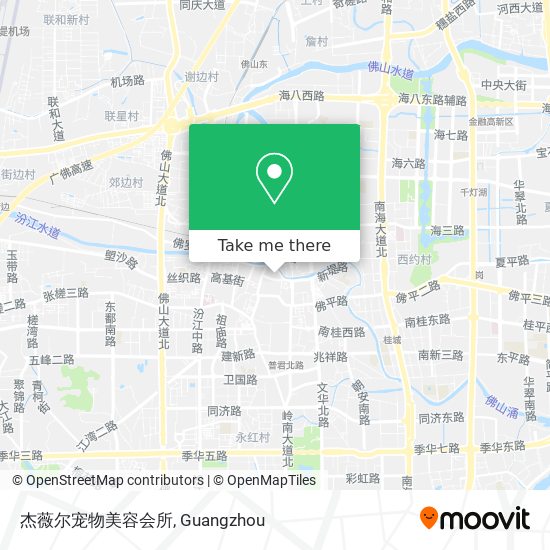 杰薇尔宠物美容会所 map