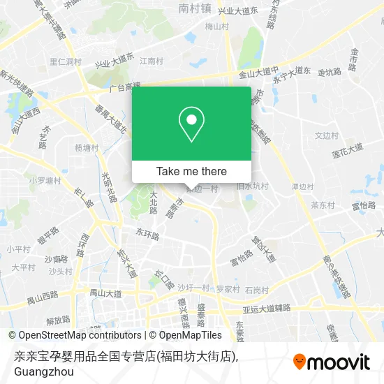 亲亲宝孕婴用品全国专营店(福田坊大街店) map