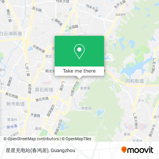 星星充电站(春鸿居) map