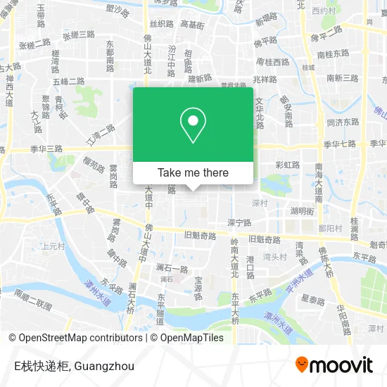 E栈快递柜 map
