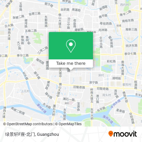 绿景轩F座-北门 map