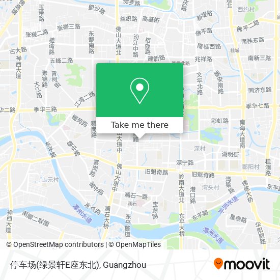 停车场(绿景轩E座东北) map