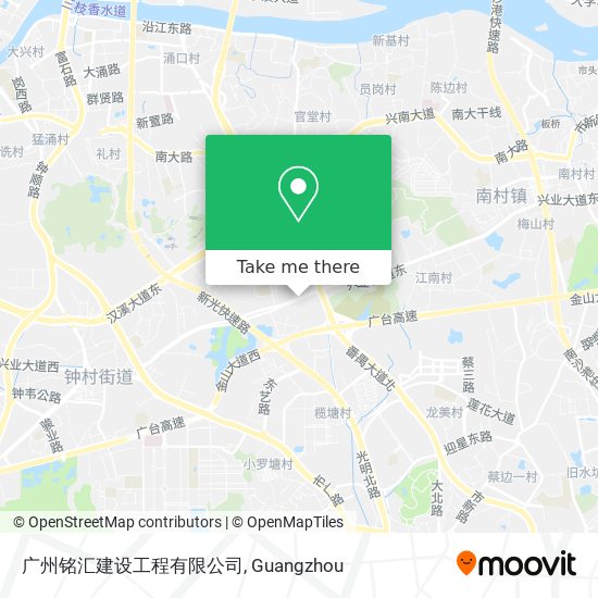 广州铭汇建设工程有限公司 map