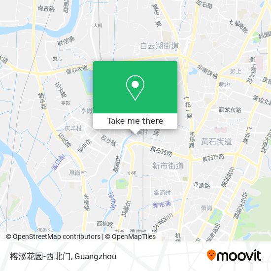 榕溪花园-西北门 map