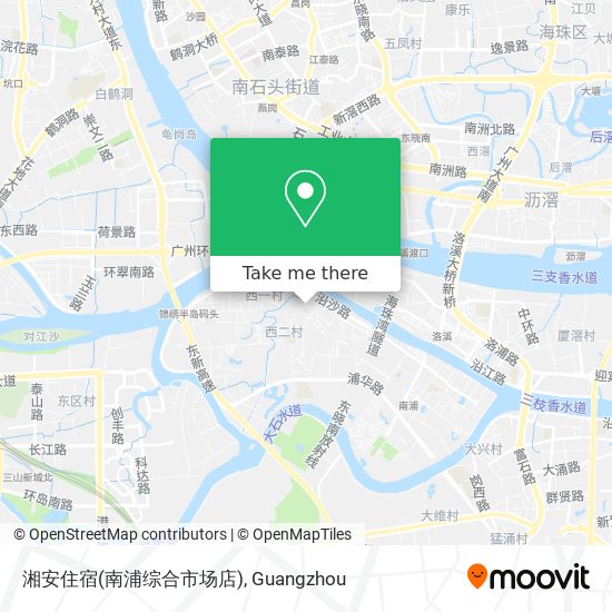 湘安住宿(南浦综合市场店) map