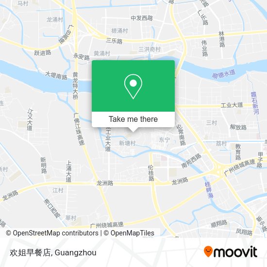 欢姐早餐店 map