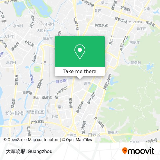 大军烧腊 map