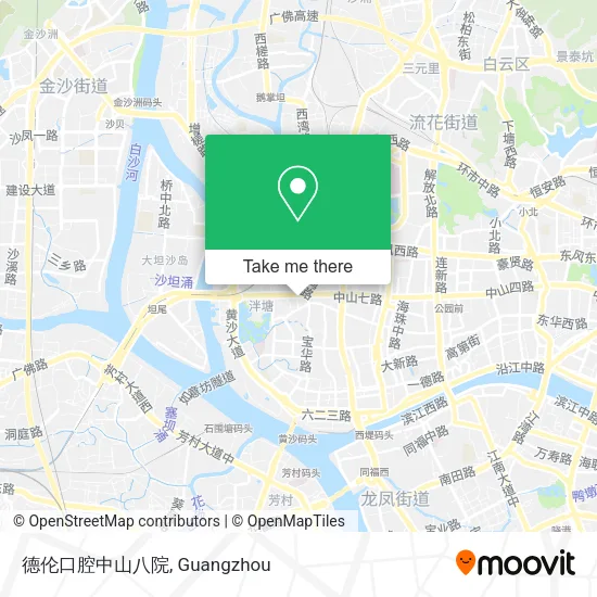 德伦口腔中山八院 map