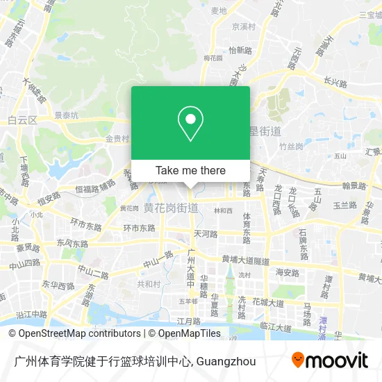 广州体育学院健于行篮球培训中心 map
