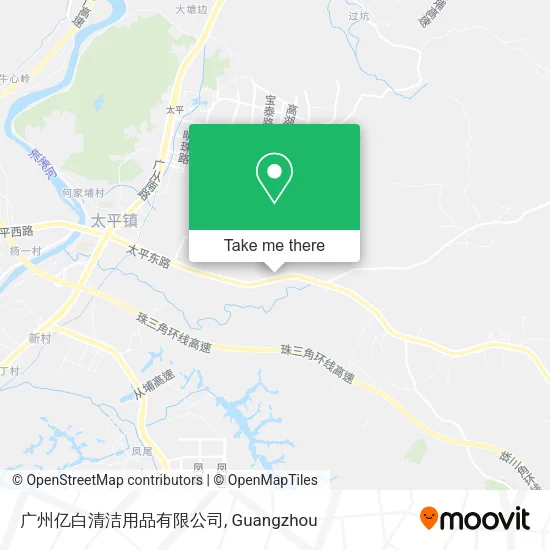 广州亿白清洁用品有限公司 map