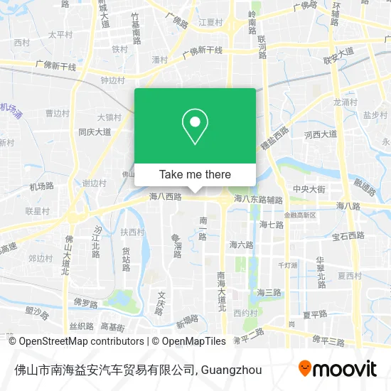 佛山市南海益安汽车贸易有限公司 map