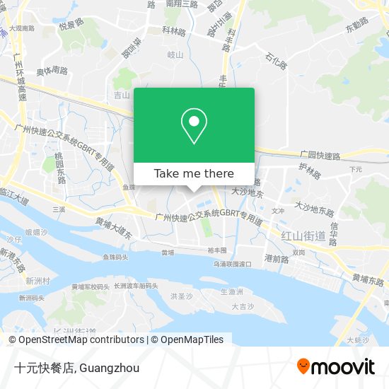 十元快餐店 map
