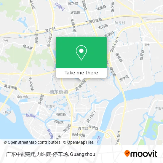 广东中能建电力医院-停车场 map