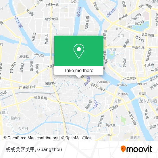 杨杨美容美甲 map