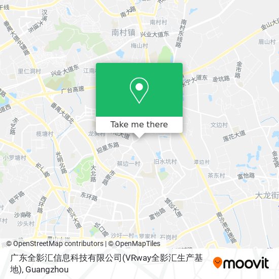 广东全影汇信息科技有限公司(VRway全影汇生产基地) map