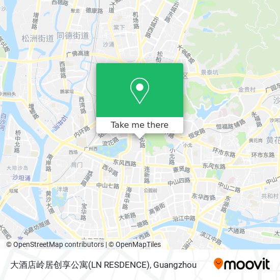 大酒店岭居创享公寓(LN RESDENCE) map