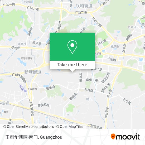 玉树华新园-南门 map