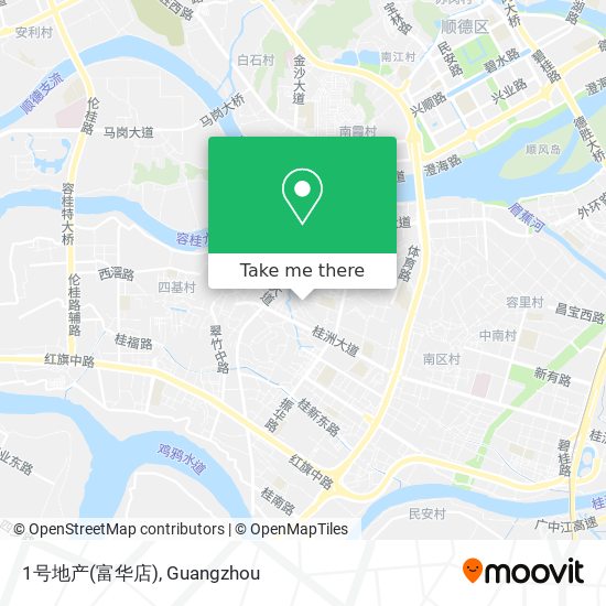 1号地产(富华店) map