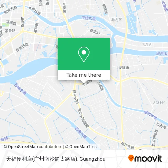 天福便利店(广州南沙简太路店) map