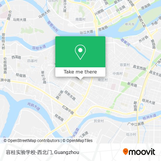 容桂实验学校-西北门 map