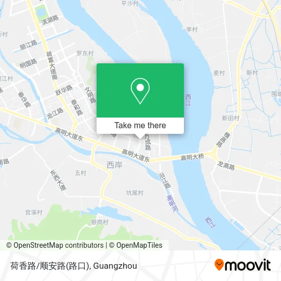 荷香路/顺安路(路口) map