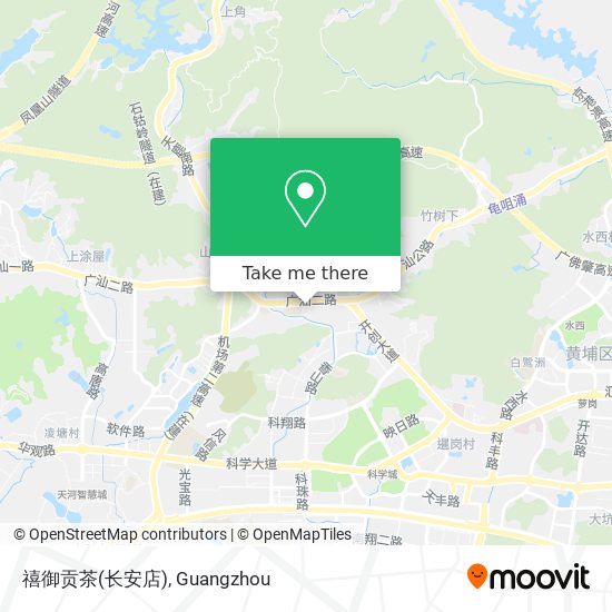 禧御贡茶(长安店) map