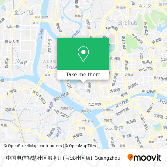 中国电信智慧社区服务厅(宝源社区店) map