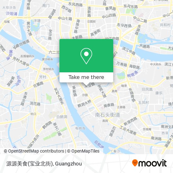 源源美食(宝业北街) map