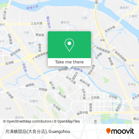 月满糖甜品(大良分店) map