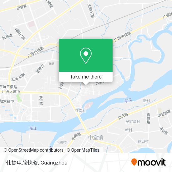伟捷电脑快修 map
