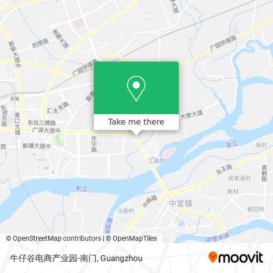 牛仔谷电商产业园-南门 map