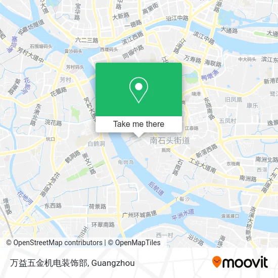 万益五金机电装饰部 map