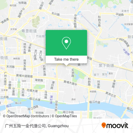 广州五险一金代缴公司 map
