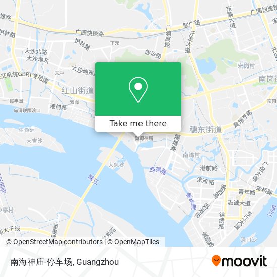 南海神庙-停车场 map