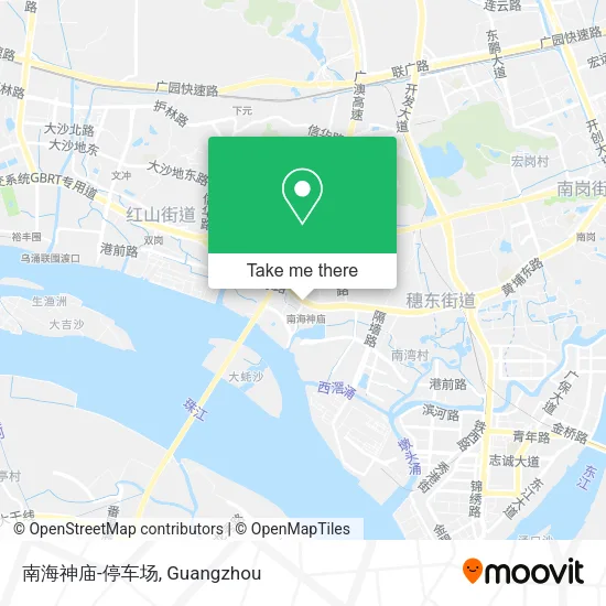 南海神庙-停车场 map