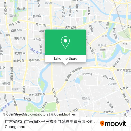 广东省佛山市南海区平洲杰图电缆盘制造有限公司 map