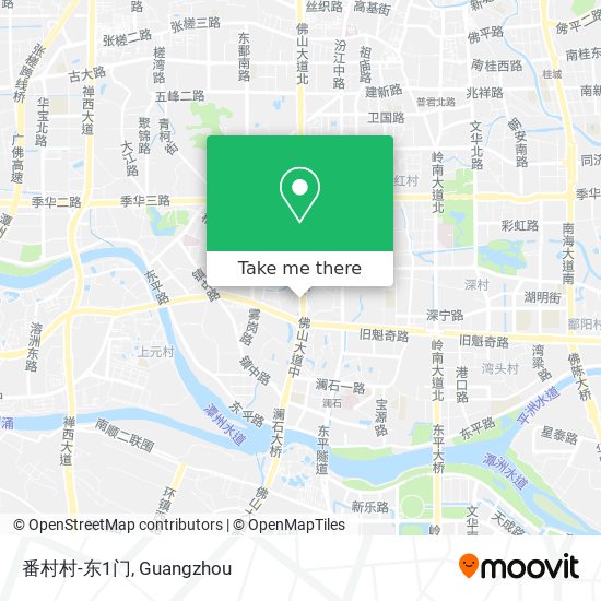 番村村-东1门 map