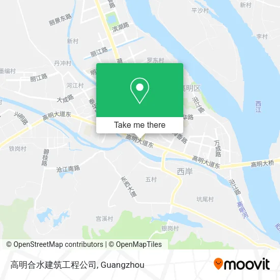 高明合水建筑工程公司 map