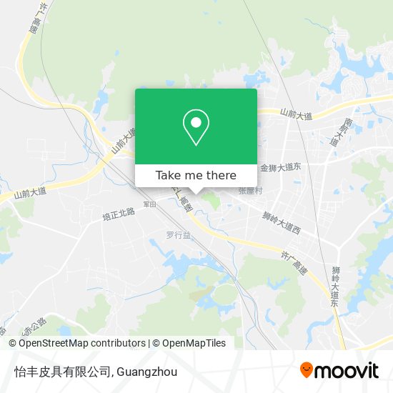 怡丰皮具有限公司 map